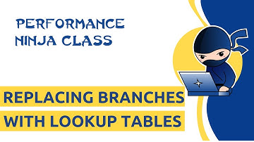 Performance Ninja -- Replacing Branches with Lookup Tables