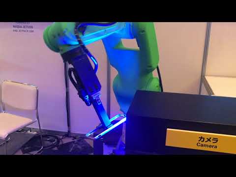 ファナックのキズ検査ロボット Fanuc Robot with nVidia GPU