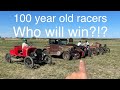 100 Year old Race Cars?! who will win? A day at the races!