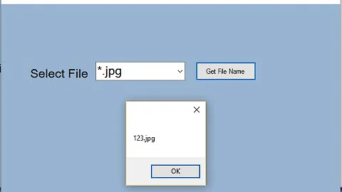 Get File Names From A Folder to String