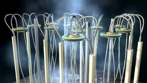 Solid Oxide Fuel Cell (SOFC) Mobile Cell Array Animation