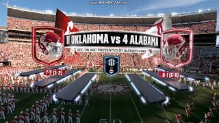 SEC on ABC intro | 11 Oklahoma @ 4 Alabama | 11/15/2025