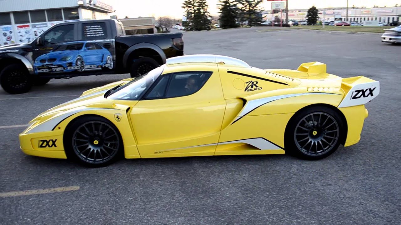 The Ferrari Enzo ZXX Returns to ZR Auto *LOUD*
