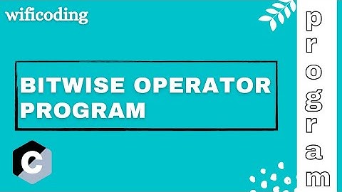 bitwise operator in c |ones complement program | bitwise operator program in c