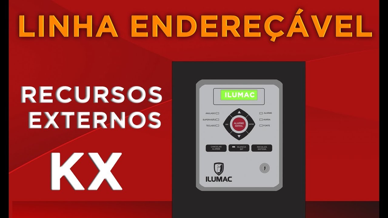 Configurações - Central de Alarme de Incêndio Endereçável KX - ILUMAC