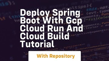 deploy spring boot with gcp cloud run and cloud build tutorial