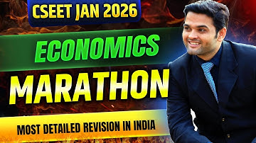 FREE CSEET Economics Marathon Revision for January 2026 | PART 2 Full Syllabus Revision