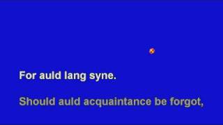 Video thumbnail of "Auld Lang Syne"