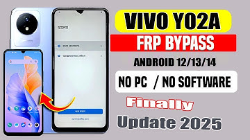 Finally Update 2025 || Vivo Y02A Google Lock/FRP Unlock Done Android 12/13/14 || Without Pc