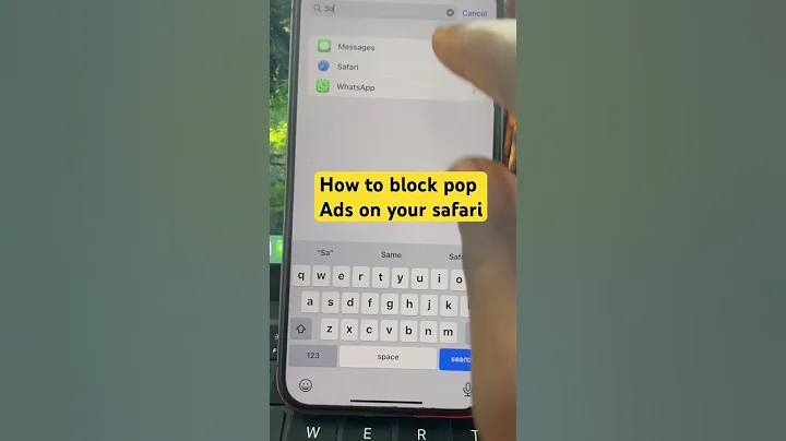 How to block Pop up ads on safari