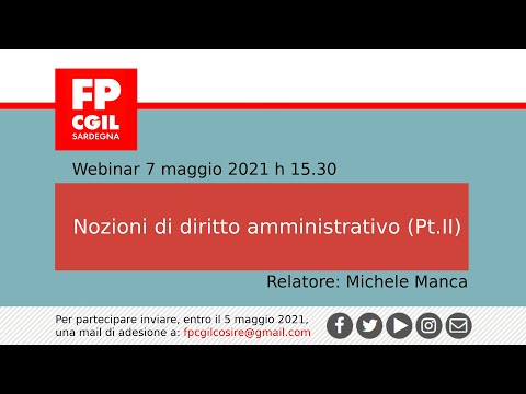 Nozioni di diritto amministrativo (Pt II)