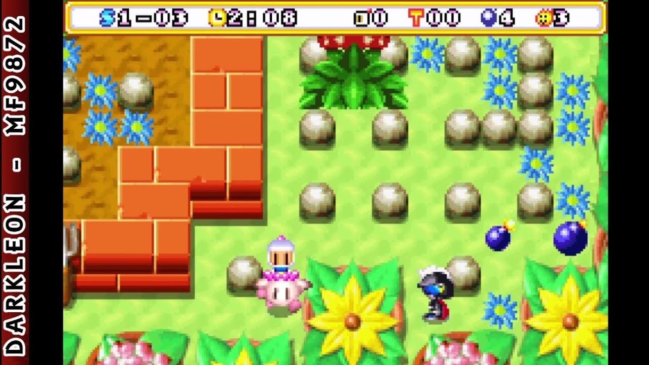 Bomberman Max 2: Blue Advance  (GBA) Gameplay 