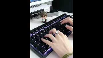 Aesthetic Keyboard #aesthetickeyboard #keyboarddesign #keycaps #computerkeyboard #keyboard