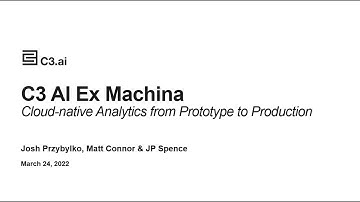 Introduction to C3 AI Ex Machina | No-Code AI
