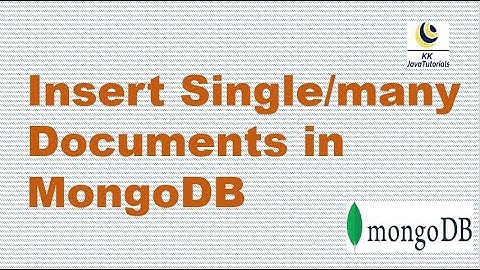 How to Insert a Document into a MongoDB Collection | Insert Single/many Documents in MongoDB