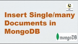 How to Insert a Document into a MongoDB Collection | Insert Single/many Documents in MongoDB