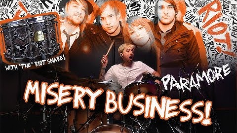 Paramore - Misery Business [Drum Cover] - With *THE* Snare!