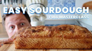 3 Minute Easy and Amazing Sourdough Bread Recipe