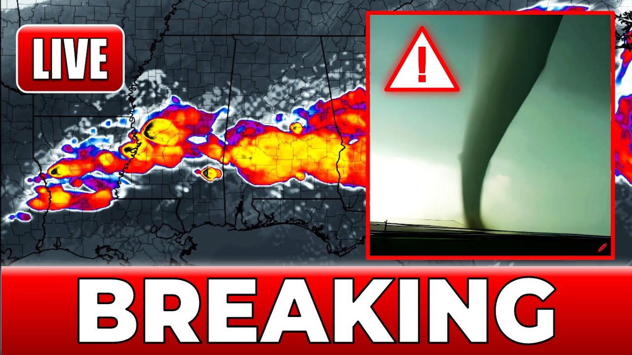 🔴 LIVE 3/26/2023 Severe Weather Coverage - Damaging Tornadoes, Large ...