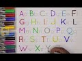 Writing mastery az capital and small letters  learn alphabets abcd