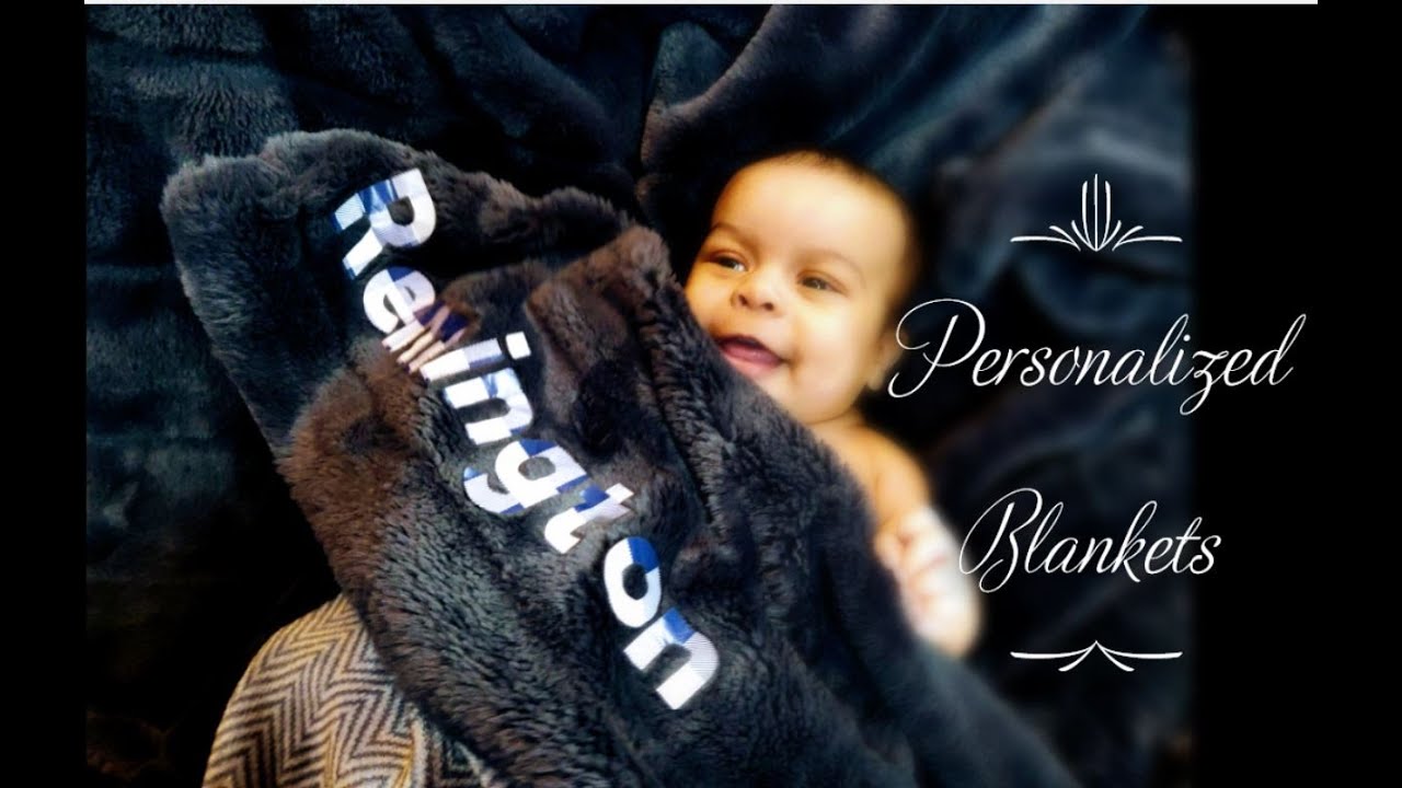 Personalized BABY BLANKETS: Cricut Let's Craft Together Series #1
