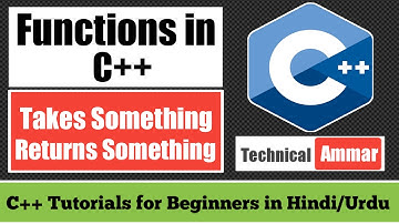 Functions in C++ Part-4 | Takes Something Returns Something | C++ Tutorials for Beginners #29