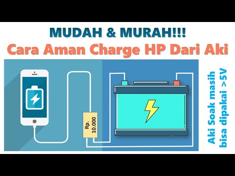 CHARGER HP UNTUK CAS AKI / 5 V TO 12 V. 