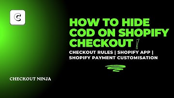 How to hide cash on delivery on Shopify checkout | Shopify Payment Customisation | Shopify Apps
