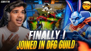 FINALLY I JOINED IN DFG GUILD | 😱 | MAD REACTIONS ON MY GAME PLAY 😧 #DFG DHANUSH #GARENA FREEFIREMAX screenshot 2