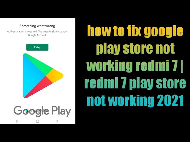 google play games app don't work properly on my redmi A7 device