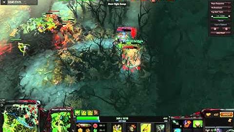 Dota 2 - Treant Protector panic turned into double kill