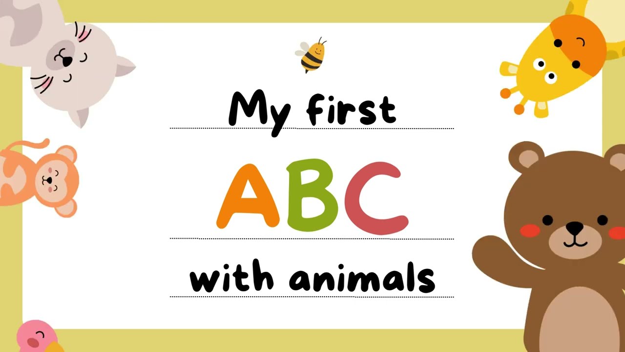 ABC with Animals – Learn the Alphabet with Cute Animal Photos