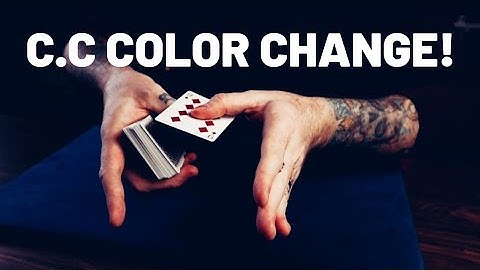 Card College Color Change - Tutorial!