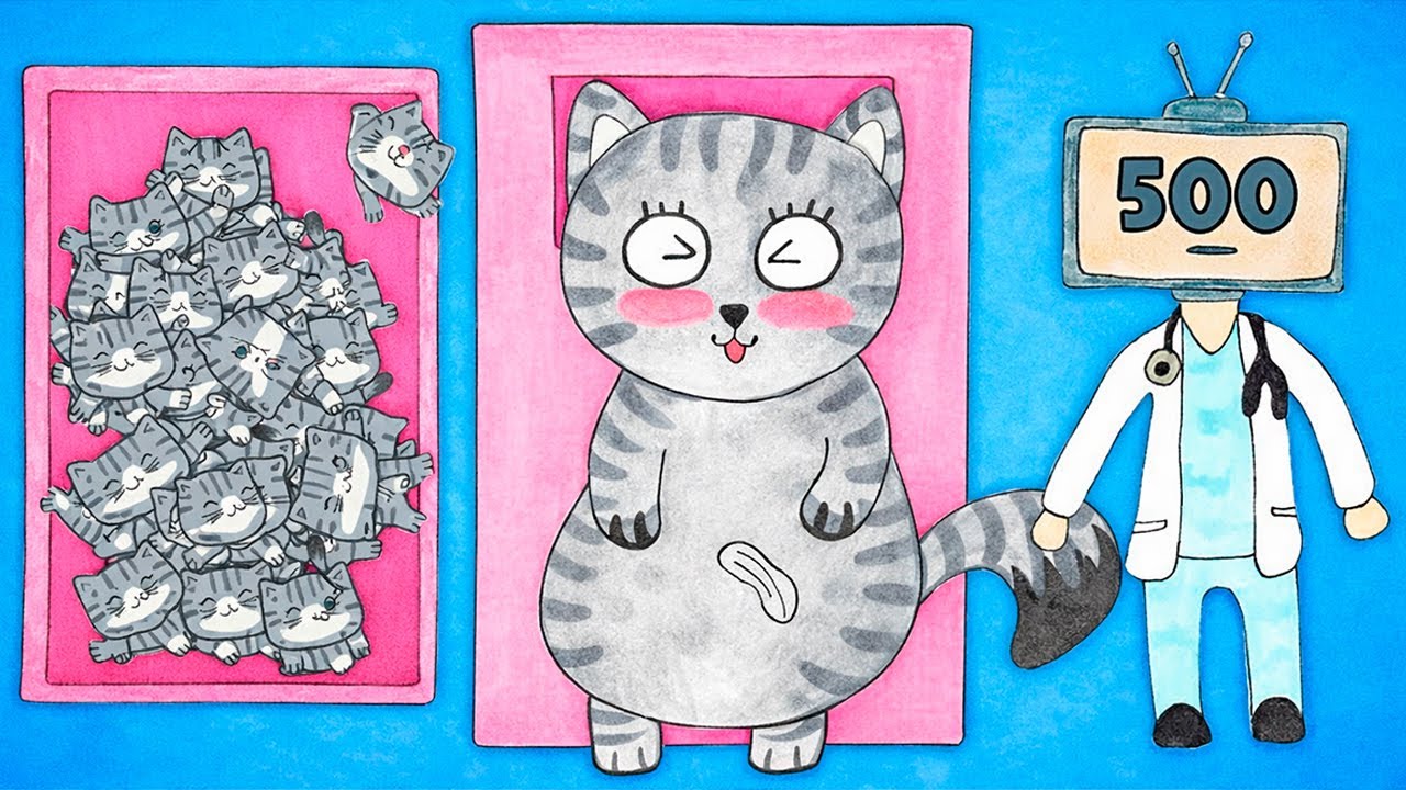 Спасено 500 бумажных котят! 🐱 Лучшие DIY по спасению кошек