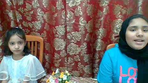 a beautiful nasheed by Faiza Saleh and Fariha Sale...
