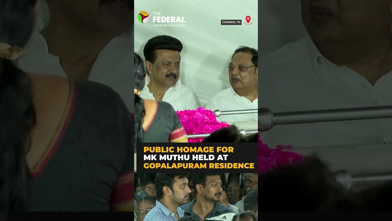 Emotional reunion: Stalin and Alagiri console each other