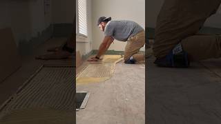 Hardwood Floor Installation Using Adhesive Glue