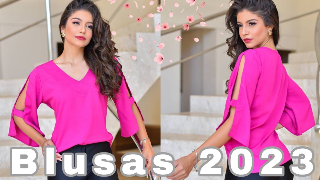 NUEVOS MODELOS DE BLUSAS DE MODA 2023 /100 MODELOS DE BLUSAS EN