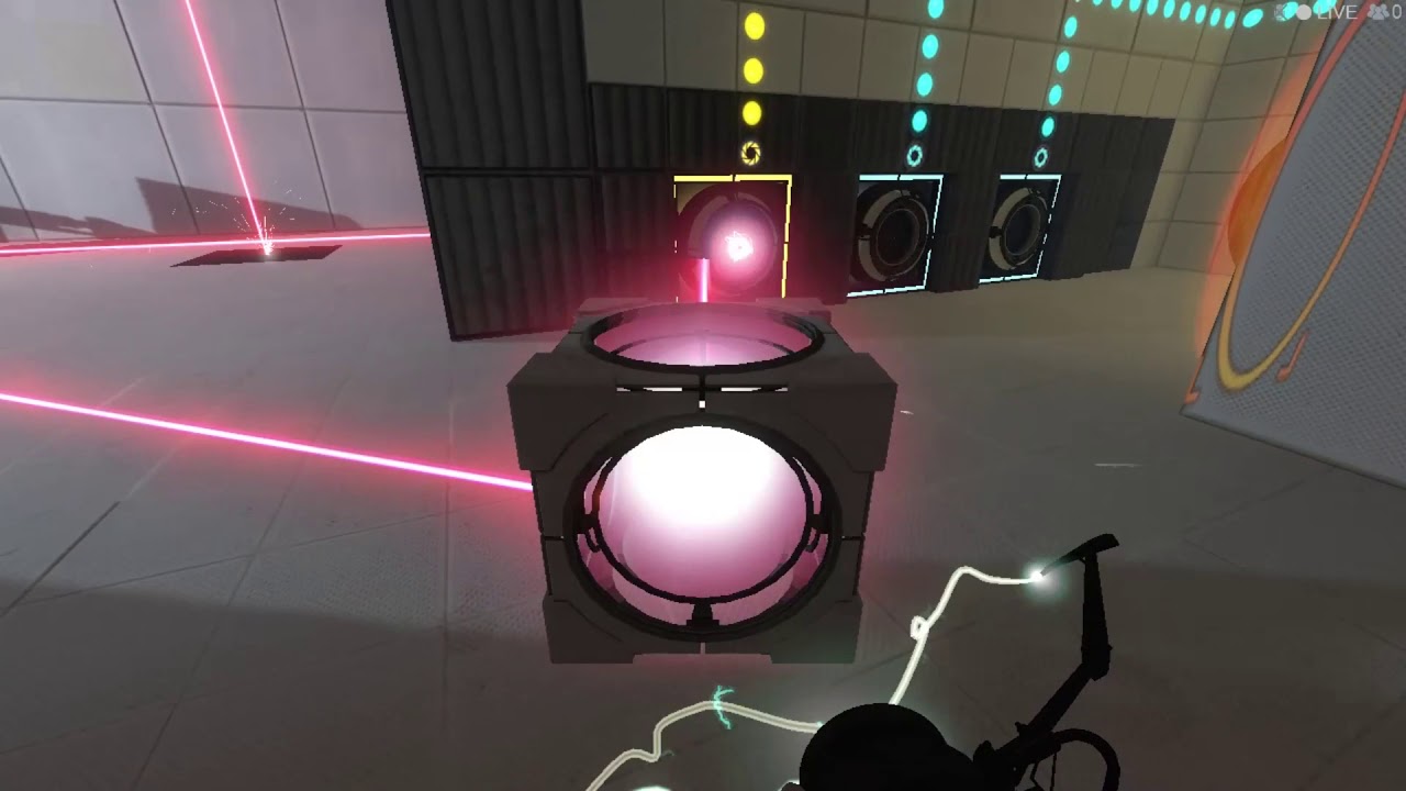 Игра мир портал. Portal 2 Triple Laser. Portal 2 Test Chamber. Portal 2 камеры. Portal 2 уровень с лазерами.