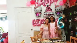 Lhian 6th birthday celebration | Daily vlog | Pinky & Lhian