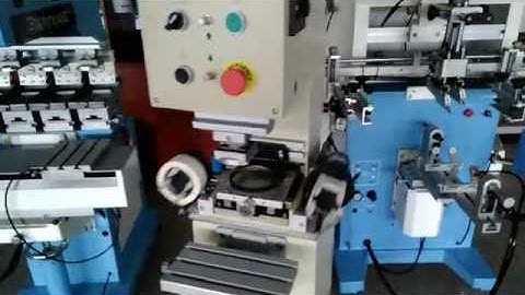 high speed one color pad printer with PLC contorl system and auto pad clean system