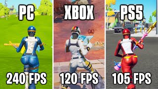 PS5 vs Xbox Series S vs PC In Fortnite! (Mouse \& Keyboard On Console)