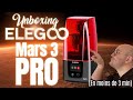 La nouvelle machine pour dbuter la elegoo mars 3 pro  unboxing et nouveauts en moins de 3 min