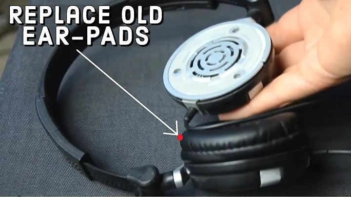 How To Replace OLD Ear Pads AKG Headphones DIY
