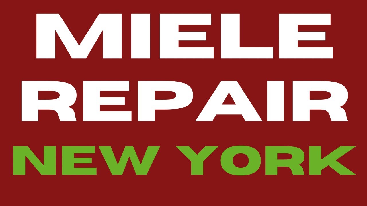Miele Dishwasher Not Filling With Water-Manhattan New York, NY - YouTube
