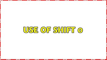Use of shift $(($OPTIND -1)) (4 Solutions!!)