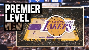 Lakers Seating Secrets: Premier Level Views at Crypto.com Arena #lakers #cryptoarena #seating