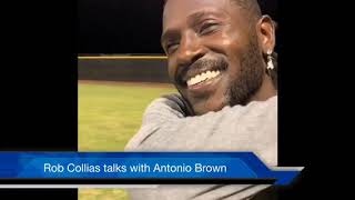 Antonio Brown talks with The Maui News