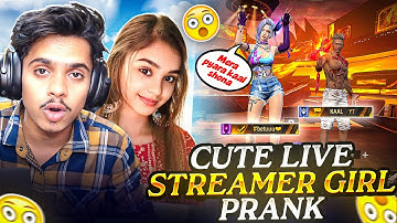 CUTE V BADGE GRIL 😳 STREAMER VS KAAL YT ON CS RANKED 1 VS 4 GARENAFREE FIRE