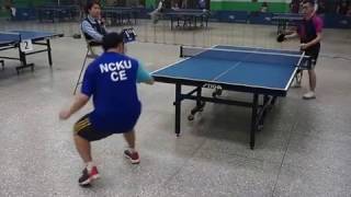 20170312大土盃桌球團體賽冠亞賽(32) 交大土木B陳奐丞vs成大土木A 第一點男單 1/3